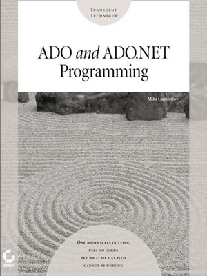 cover image of ADO and ADO.NET Programming
